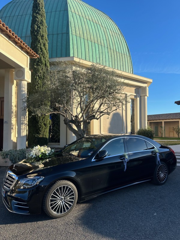 Mariage avec voiture et chauffeur haut de gamme à Montpellier 34 Hérault Occitanie