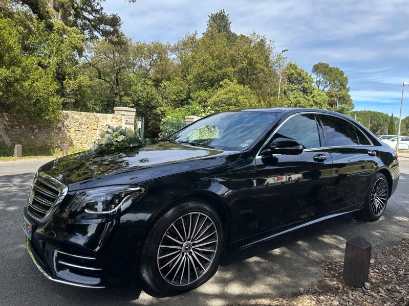 Chauffeur privé / VTC avec Mercedes Class S Limousine pour mariage et événements religieux et culturel sur Montpellier 34 Hérault Occitanie.