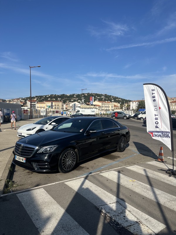 Private driver / VTC for tourist tours arriving from the port of Sète for Montpellier 34 Hérault Occitanie.