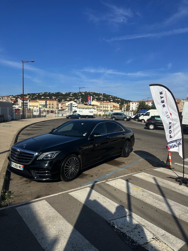 Private driver / VTC for tourist tours arriving from the port of Sète for Montpellier 34 Hérault Occitanie.