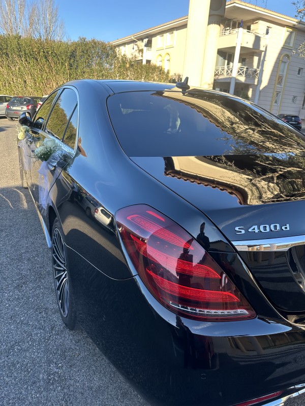 Chauffeur privé avec service sur mesure pour Mariage et réception sur Montpellier 34 Hérault Occitanie.