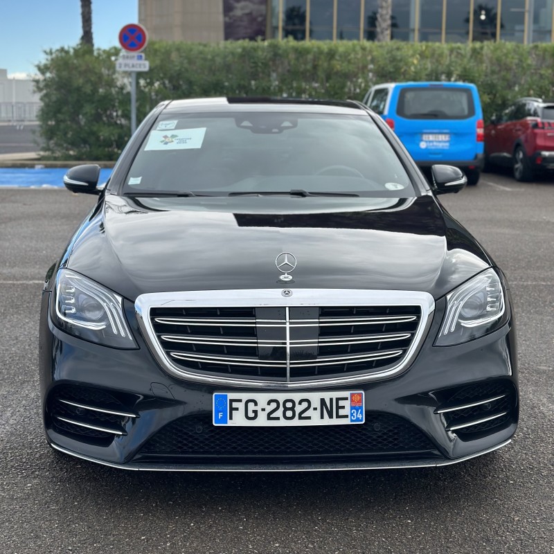 Chauffeur privé avec Mercedes class S Limousine pour mariage et réception sur Montpellier 34 Hérault Occitanie 